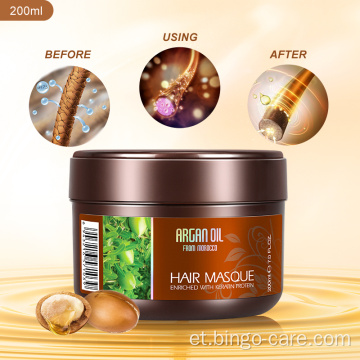 Argaaniaõli Keratin Protein taastav juuksemask